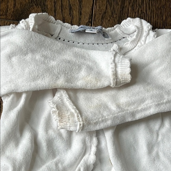 Tartine et Chocolat White Knit Sweater 9-12 months 1 A baby beautiful detail - Picture 6 of 9
